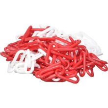 CADENA PLASTICO BICOLOR R/B 6X25 25MT. (BOLSA)