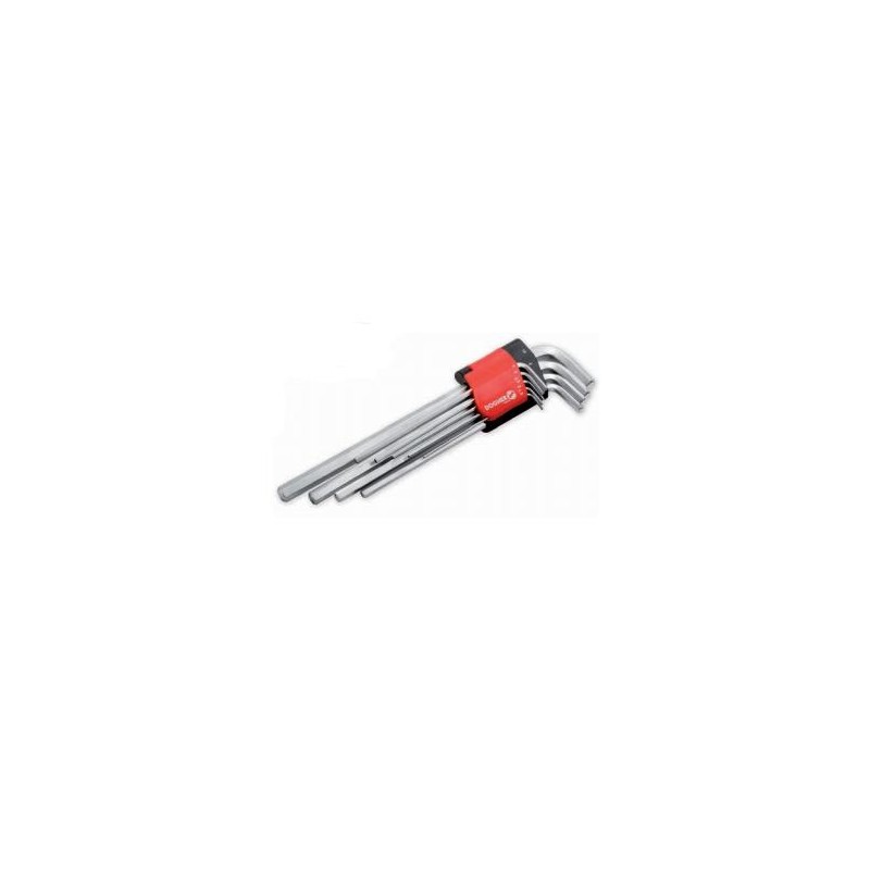 DOGHER - JGO. LLAVES ALLEN HEX RED. PAV. 9 PZAS.